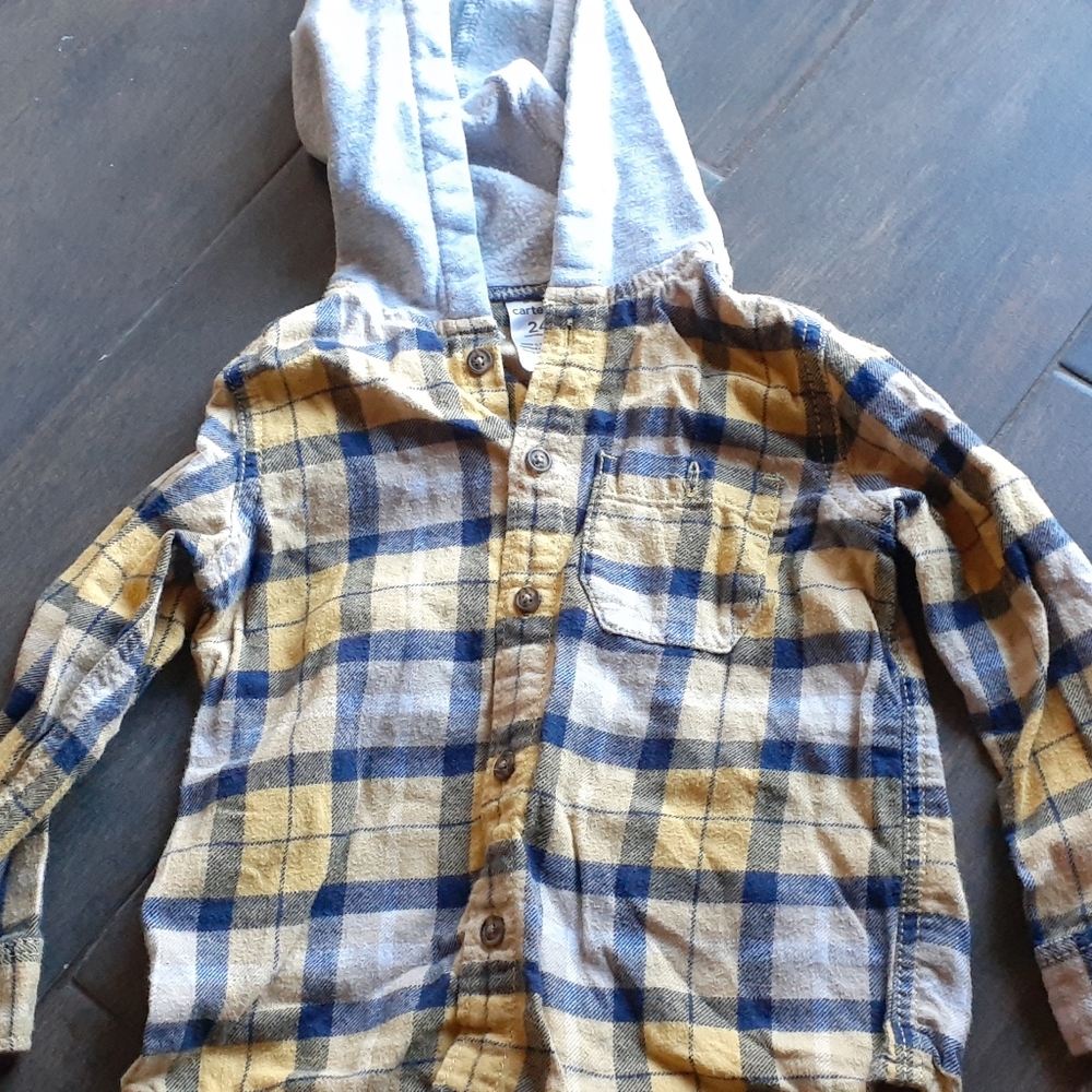 Plaid hoodie